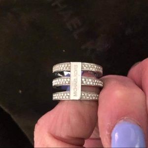 MICHAEL KORS Park Avenue Silver And CZ RING